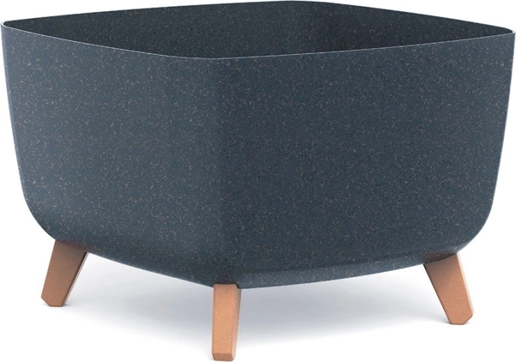 Donica Gracia Square Eco Wood 39 × 39 cm antracyt