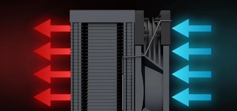 Modecom chłodzenie procesora Volcano 0C T102 z LCD i ARGB 120 mm czarne