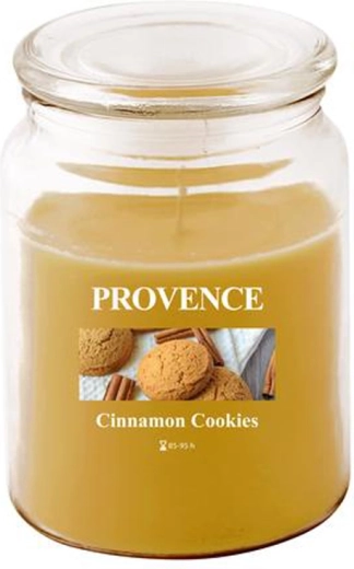 Świeca zapachowa w szkle Provence ciasteczka cynamonowe 95 godzin