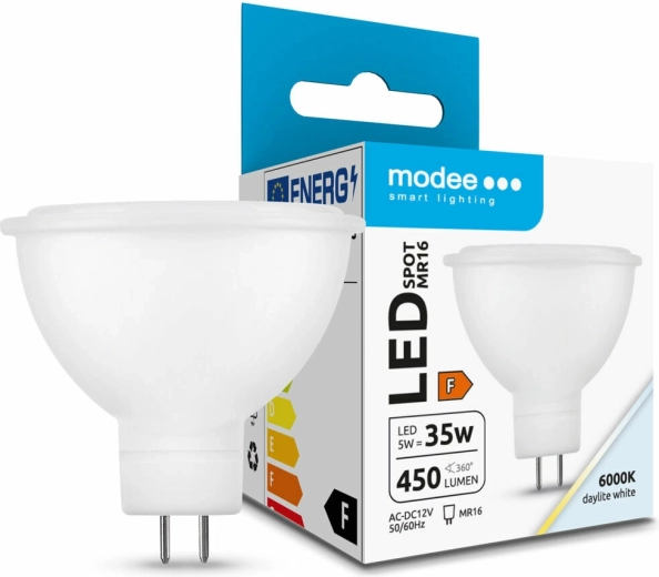 Żarówka LED GU5.3 MR16 5 W zimna biel 6000 K Modee Lighting