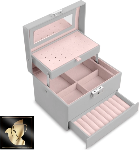 Przejrzysta organizacja biżuterii