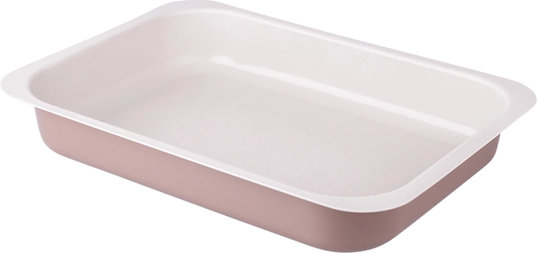 Tłoczona blacha do pieczenia 36 × 26 cm Caffe Creme z powłoką nieprzywierającą