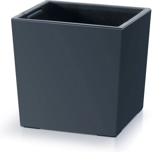 Donica Urbi Square Low z wkładem 24 cm – antracyt