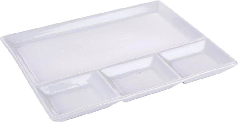 Przejrzyste serwowanie w 4 sekcjach