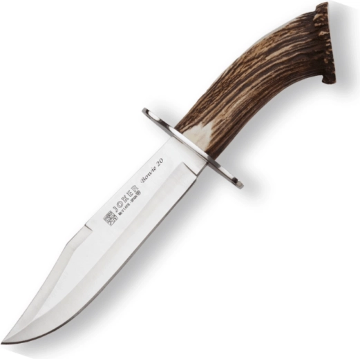 Nóż myśliwski Joker Crown Bowie z rękojeścią z poroża 20 cm - 1 sztuka