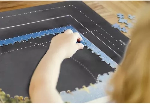 Mata z nadrukowanym wzorem dla 6 rozmiarów puzzli