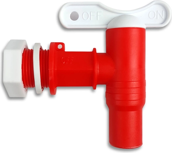 Kurek spustowy do beczki z plastiku 200–500 l, gwint 3/4"