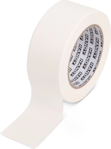 Taśma maskująca z klejem rozpuszczalnikowym 50 m × 50 mm biała