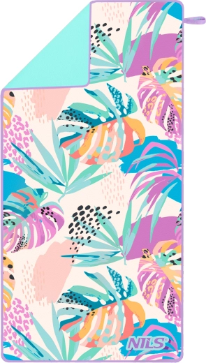 Szybkoschnący ręcznik z mikrofibry NILS Camp NCR14 Flora