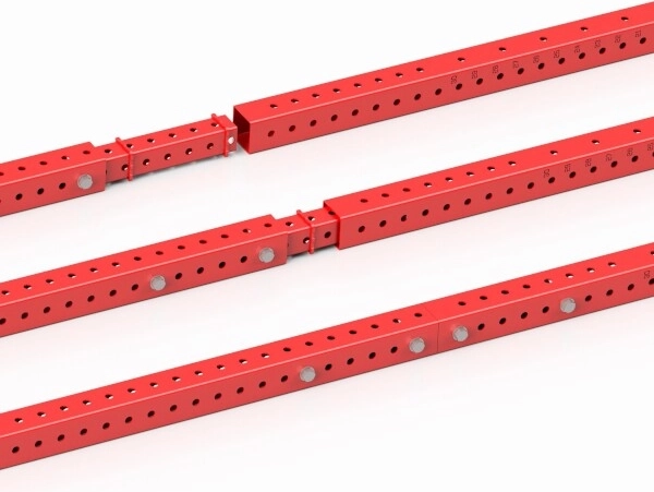 Wytrzymała stalowa konstrukcja z lakierem proszkowym