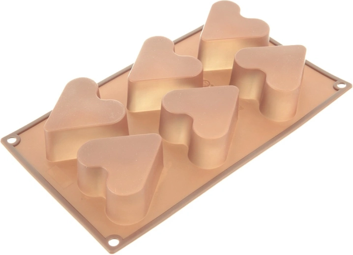 6 serduszek na jednym pieczeniu