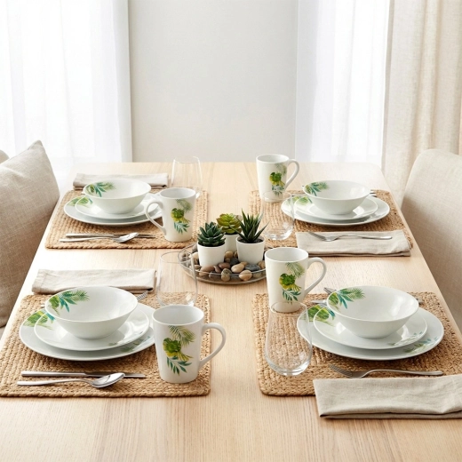 Tropikalny design, który rozświetli stół