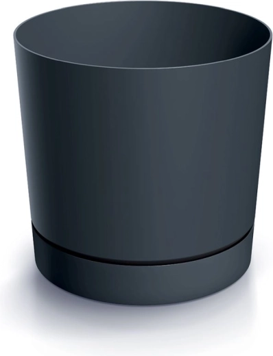 Doniczka z podstawką TUBO P 23,9 cm antracyt