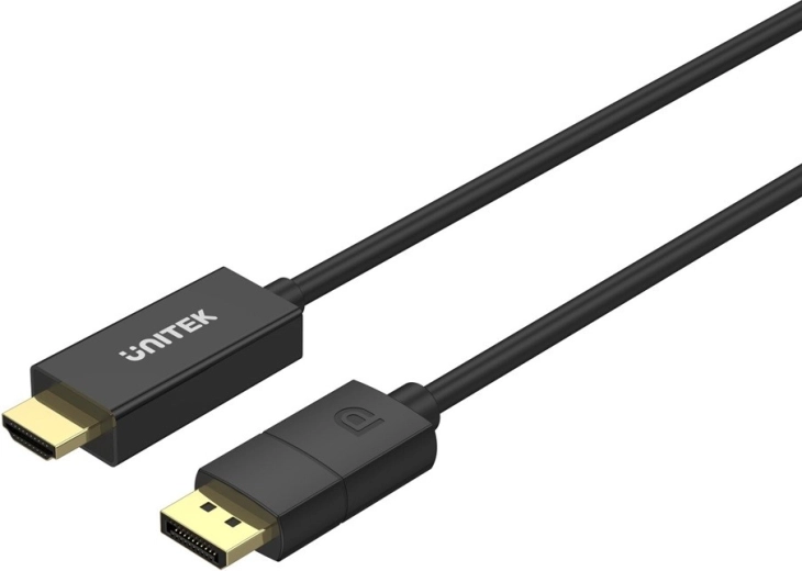 Unitek adapter kablowy DisplayPort 1.2 na HDMI 4K 60 Hz 1,8 m - 1 sztuka