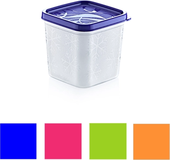 Kwadratowe pudełko do mrożenia No-Frost 0,38 l