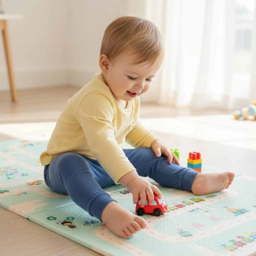 Miękkie tłumienie i antypoślizg dla bezpiecznej zabawy