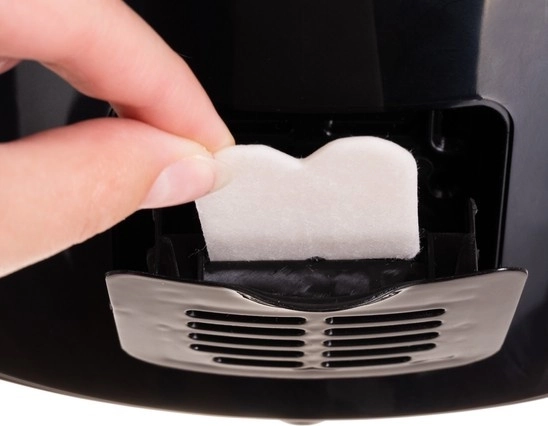 Łatwe umieszczenie w komorze aromatycznej nawilżacza