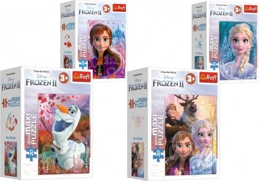 Minipuzzle Kraina Lodu II 20 Maxi kawałków, 4 motywy – Anna