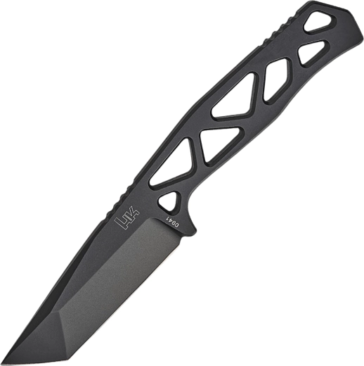 Heckler & Koch FX01 kompaktowy nóż pełnotang ze stali z pochwą Kydex