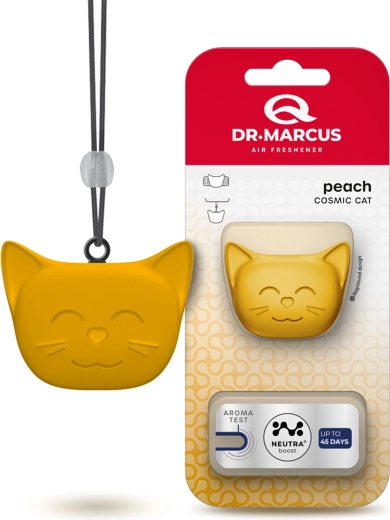 Dr. Marcus Cosmic Cat odświeżacz powietrza do samochodu Brzoskwinia