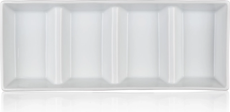 Przejrzyste serwowanie w 4 sekcjach