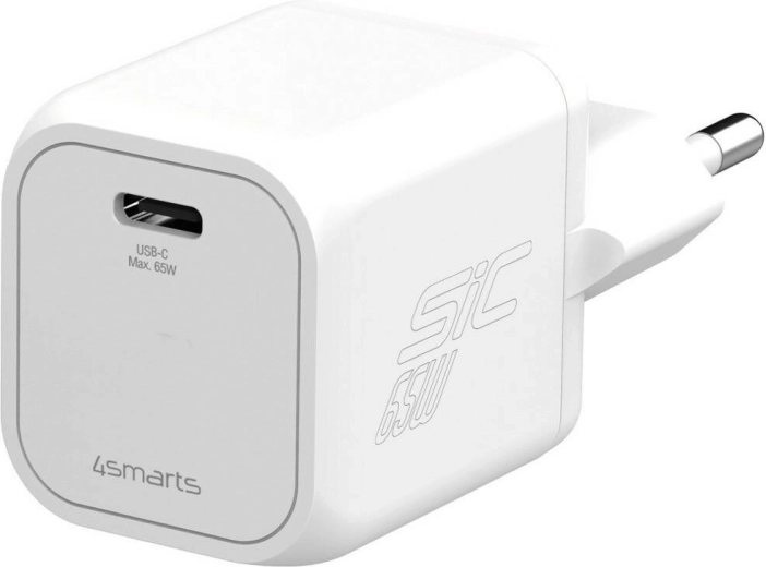 Ładowarka sieciowa 65 W PD SiC biała