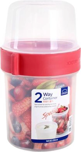 Lock&Lock pojemnik na żywność 2w1 560 ml + 310 ml