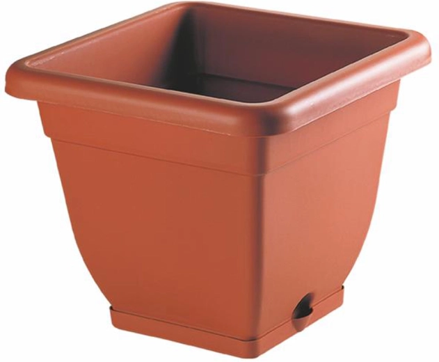 Plastowa donica z podstawką HEIDRUN Bell 40 × 40 × 34 cm
