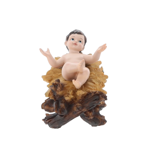 Efektowna szopka z figurkami do 46 cm