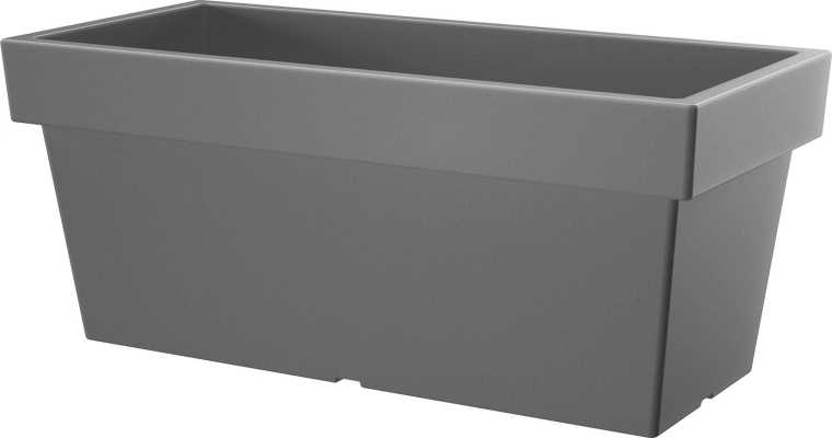 Plastowa skrzynka balkonowa Lofly Case 99 cm – szary kamień