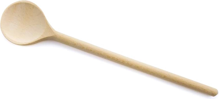 Okrągła drewniana łyżka kuchenna BRILLANTE 40 cm