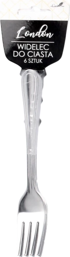 Zestaw 6 widelczyków do ciasta London