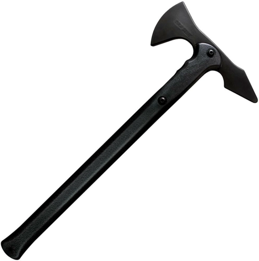 Treningowy tomahawk Cold Steel Trench Hawk Trainer, santopren, 450 g, czarny
