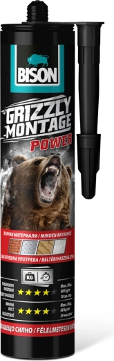 BISON Grizzly mocny klej montażowy 370 g