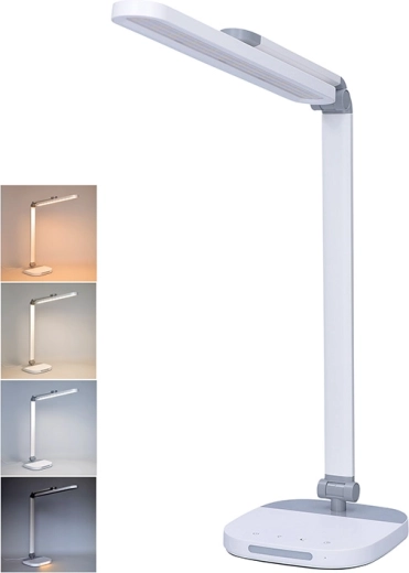 Solight LED ściemniana lampka biurkowa z lampką nocną 10 W