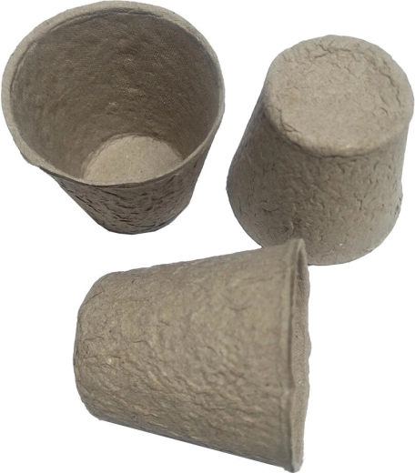 Papierowa jednorazowa doniczka 6 cm, 24 szt.