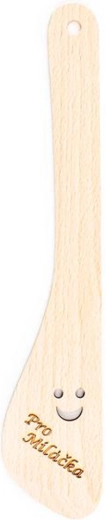 Drewniana łopatka TORO 30 cm z uśmiechem