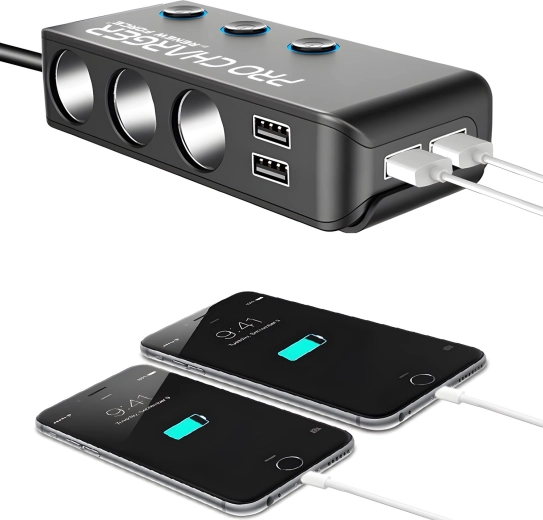 4× ładowanie USB w tym Quick Charge 3.0 i Power Delivery