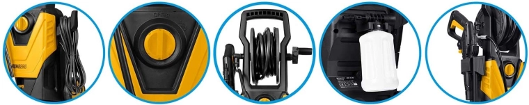 Zintegrowany zwijacz węża i pełne wyposażenie