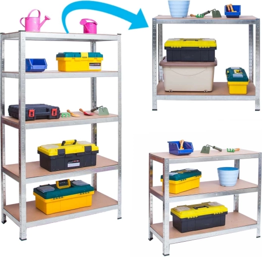 Elastyczna konfiguracja i podział na dwa regały