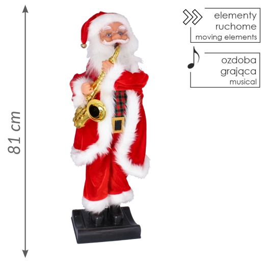 Wysokość 81 cm dla lepszej widoczności