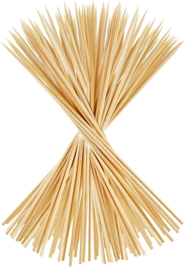 Drewniane szpikulce do szaszłyków 30 cm, 100 szt.