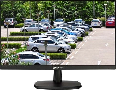 Monitor 23,8'' czarny IPS FHD z VGA i HDMI