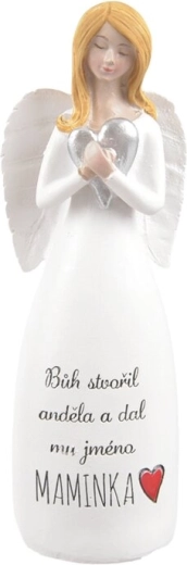 Ceramiczny aniołek Mama – dekoracyjna figurka