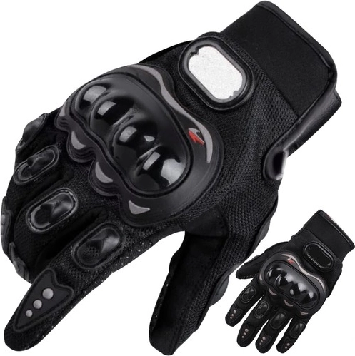 czarne rękawice motocyklowe XL TRIZAND