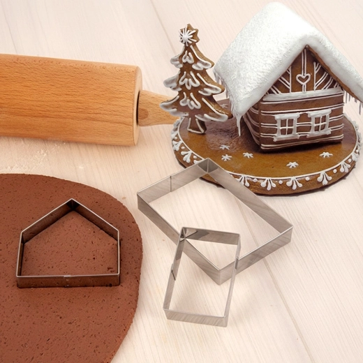 Kompletny zestaw do piernikowego domku 3D