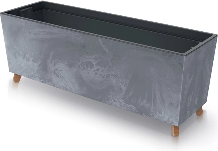 Skrzynka URBI CASE efekt betonu 77 cm, marengo