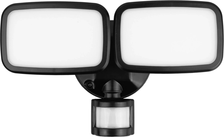 Inteligentne wykrywanie ruchu z regulacją 5–12 m