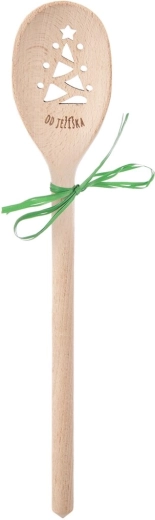 Drewniana owalna łyżka kuchenna STROMEK 30 cm