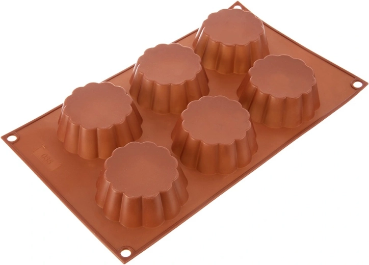 6 kwiatowych kształtów dla równych porcji